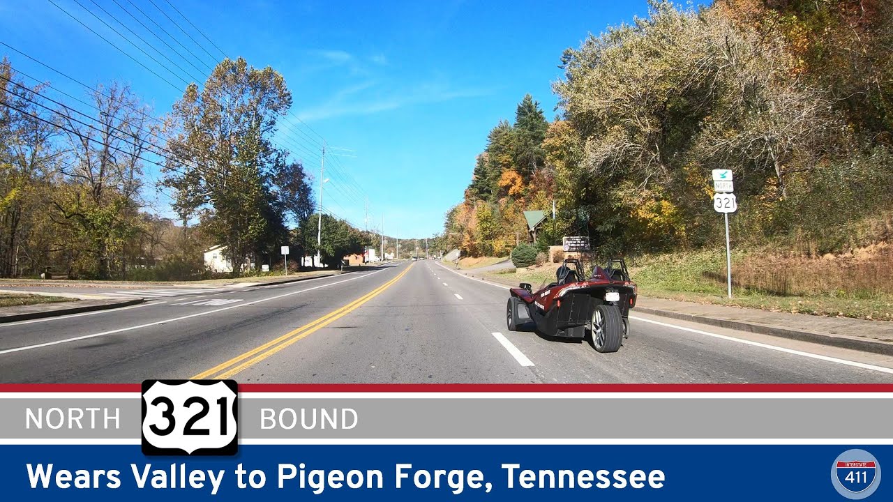 U.S. Route 321: Wears Valley to Pigeon Forge – Tennessee
