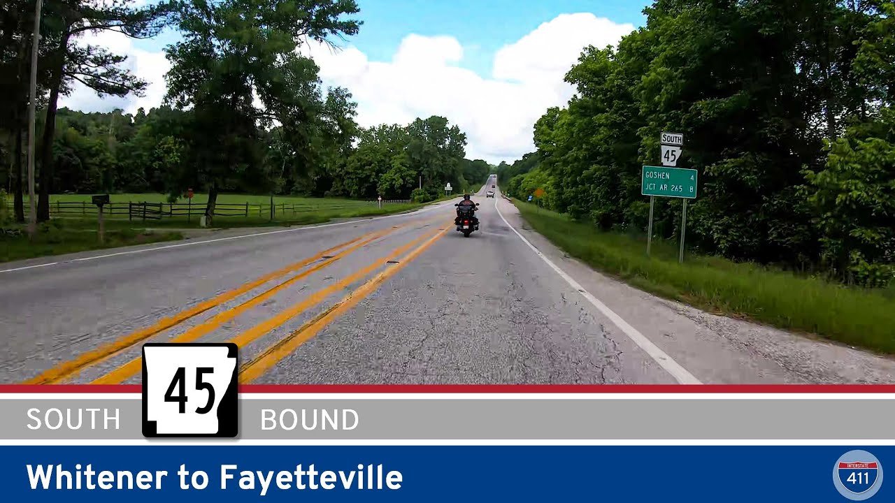 Arkansas Highway 45: Whitener to Fayetteville