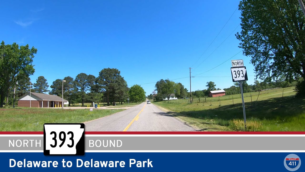Arkansas Highway 393: Delaware to Delaware Park