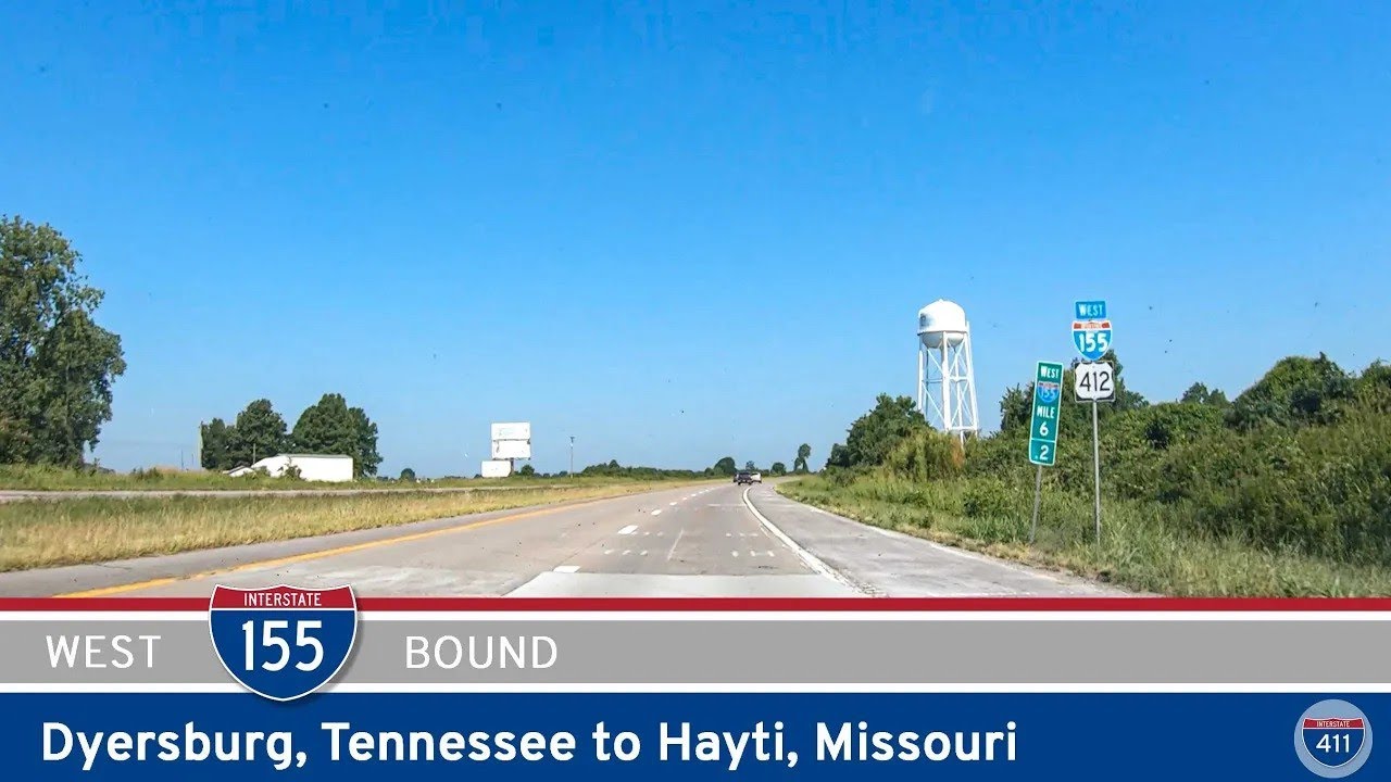 Interstate 155: Dyersburg, Tennessee to Hayti, Missouri [Revisited]