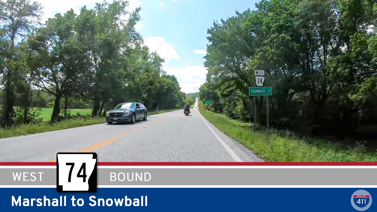 Arkansas Highway 74: Marshall to Snowball