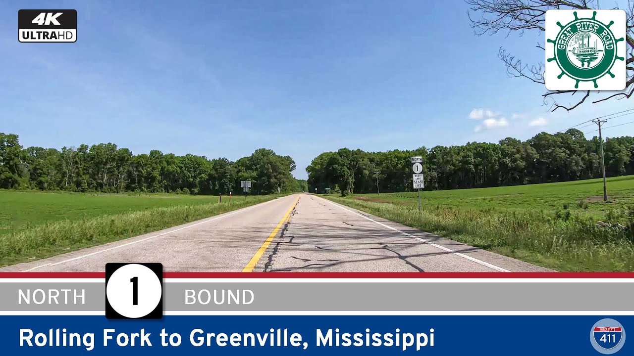 Take a 36-mile drive along Mississippi Highway 1 from Rolling Fork to Greenville and explore the scenic heart of the Mississippi Delta. From small farming communities to the edges of the Mississippi River, this segment of the Great River Road offers a peaceful glimpse into Delta life and history.