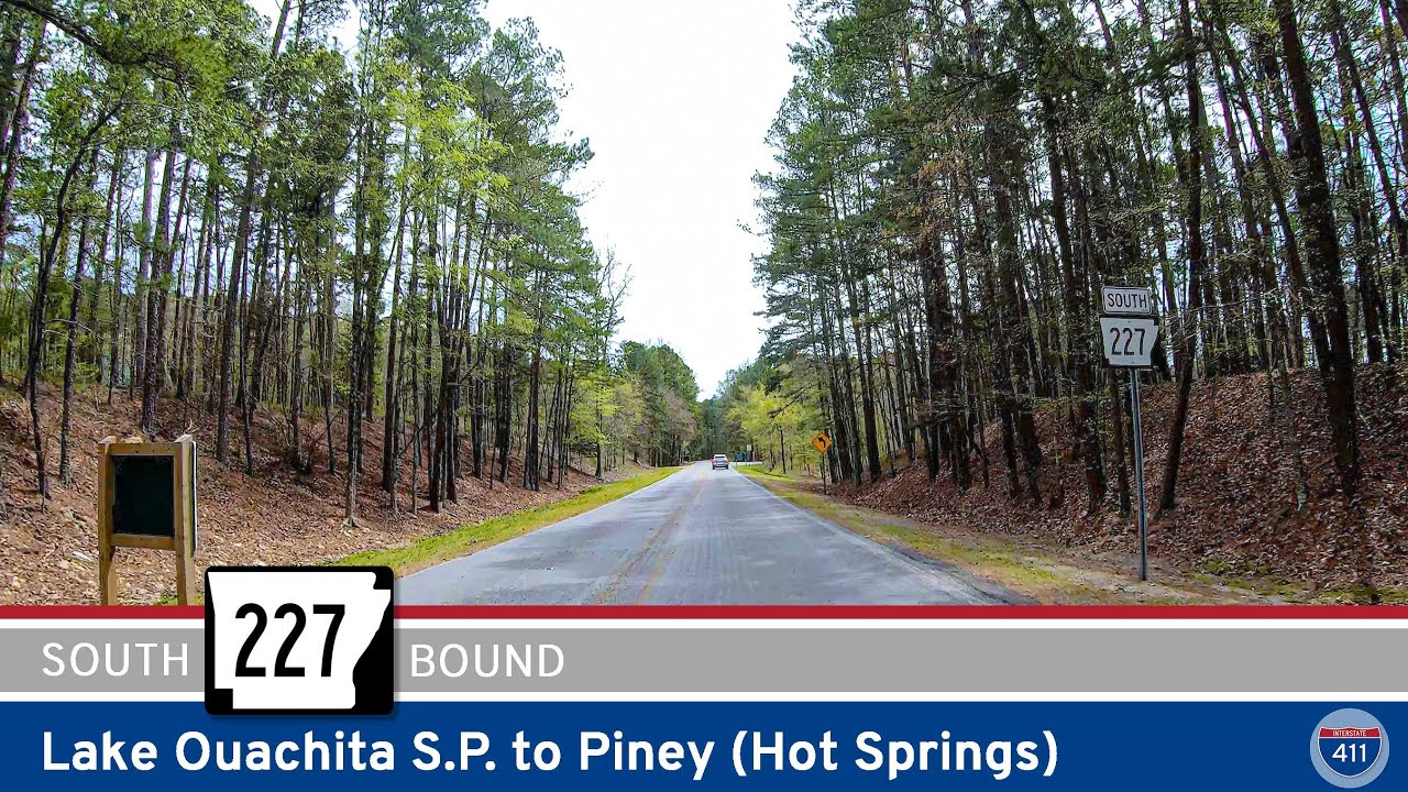 Arkansas Highway 227: Lake Ouachita State Park to Piney