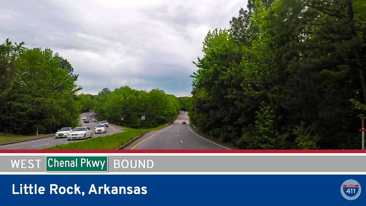 Chenal Parkway – Westbound in Little Rock, Arkansas