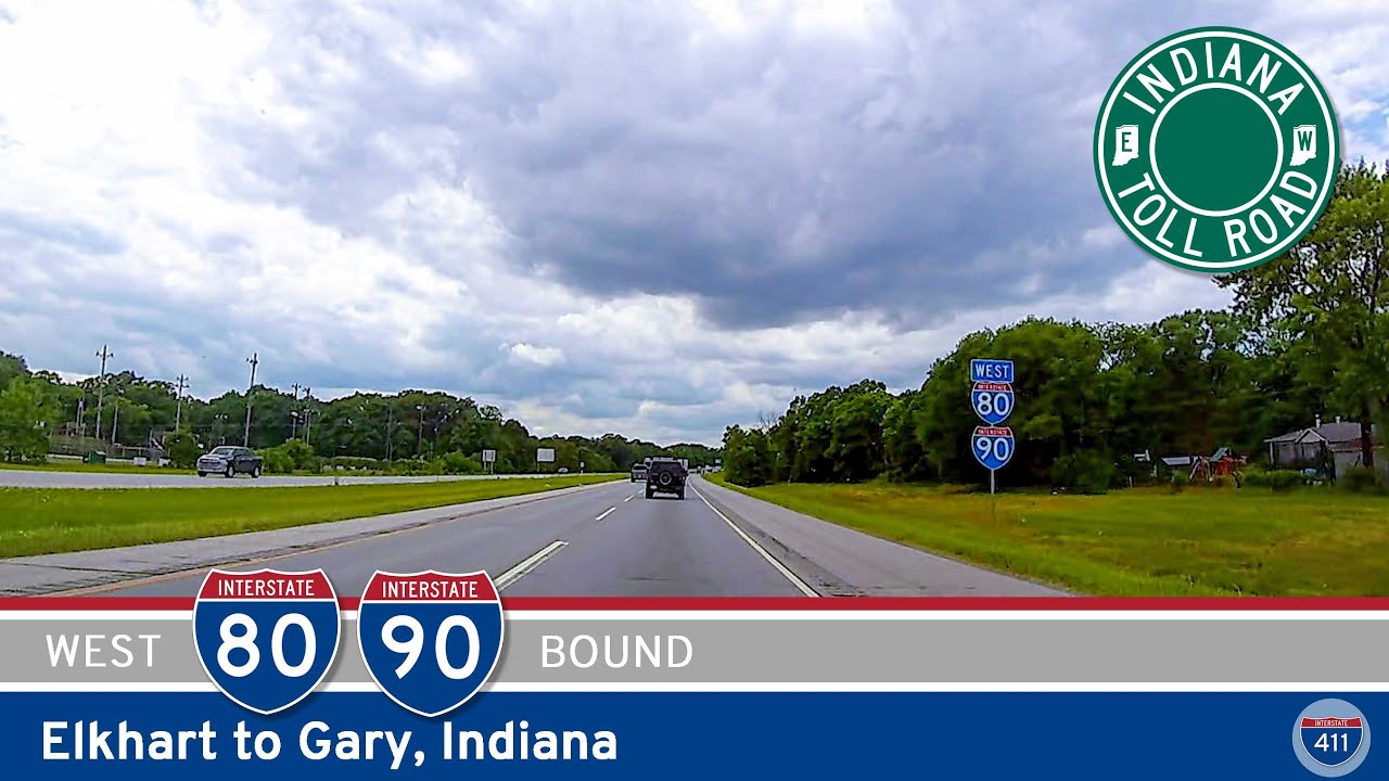 Interstate 80 / Interstate 90 – Indiana Toll Road: Elkhart to Gary