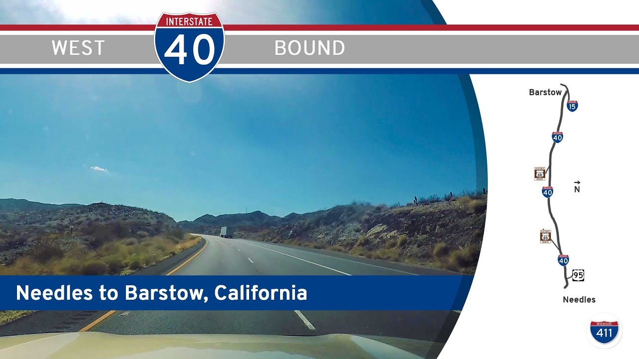 Interstate 40: Needles to Barstow – California