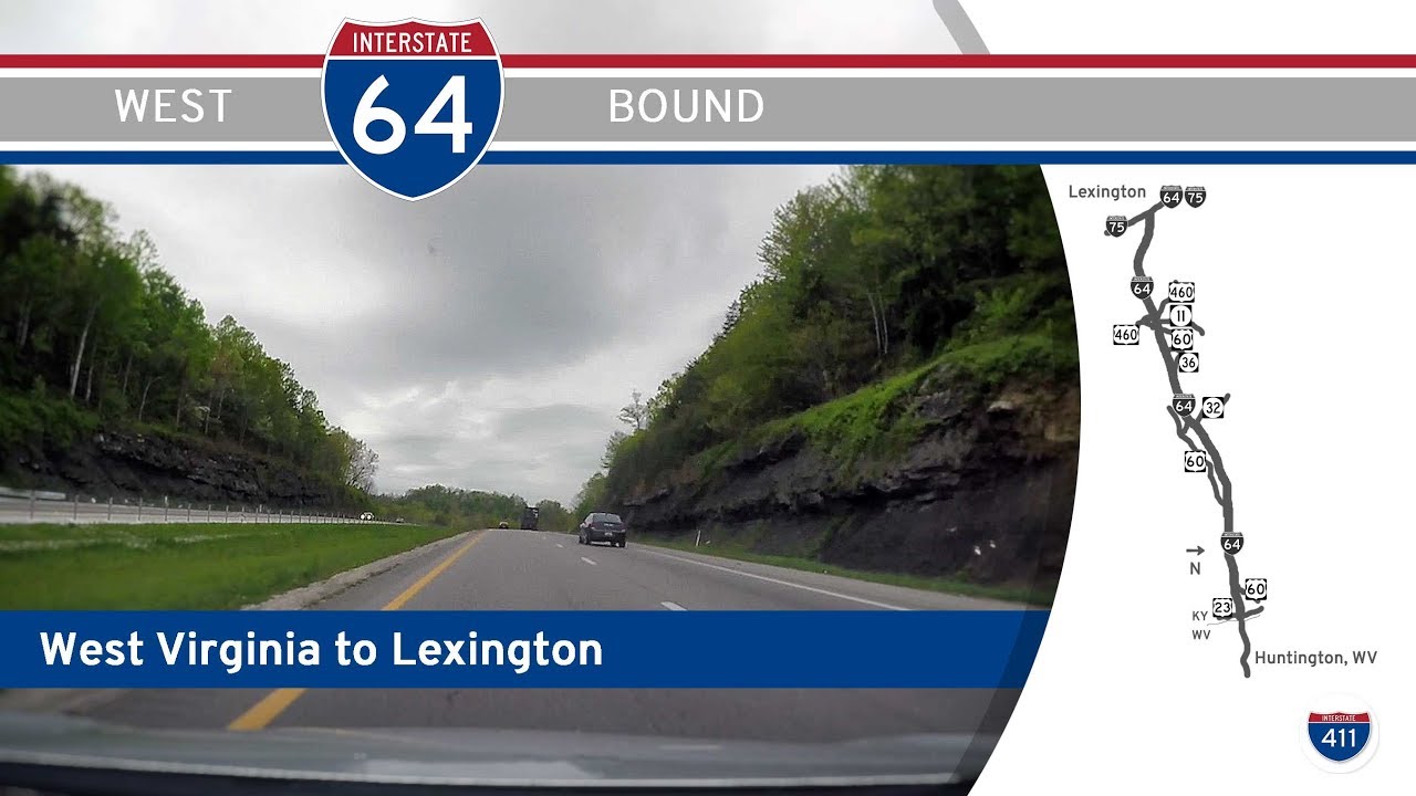 Interstate 64: West Virginia to Lexington – Kentucky