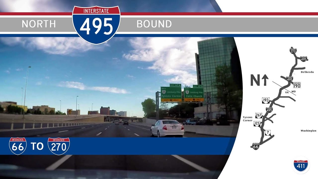 Interstate 495: Merrifield to Bethesda
