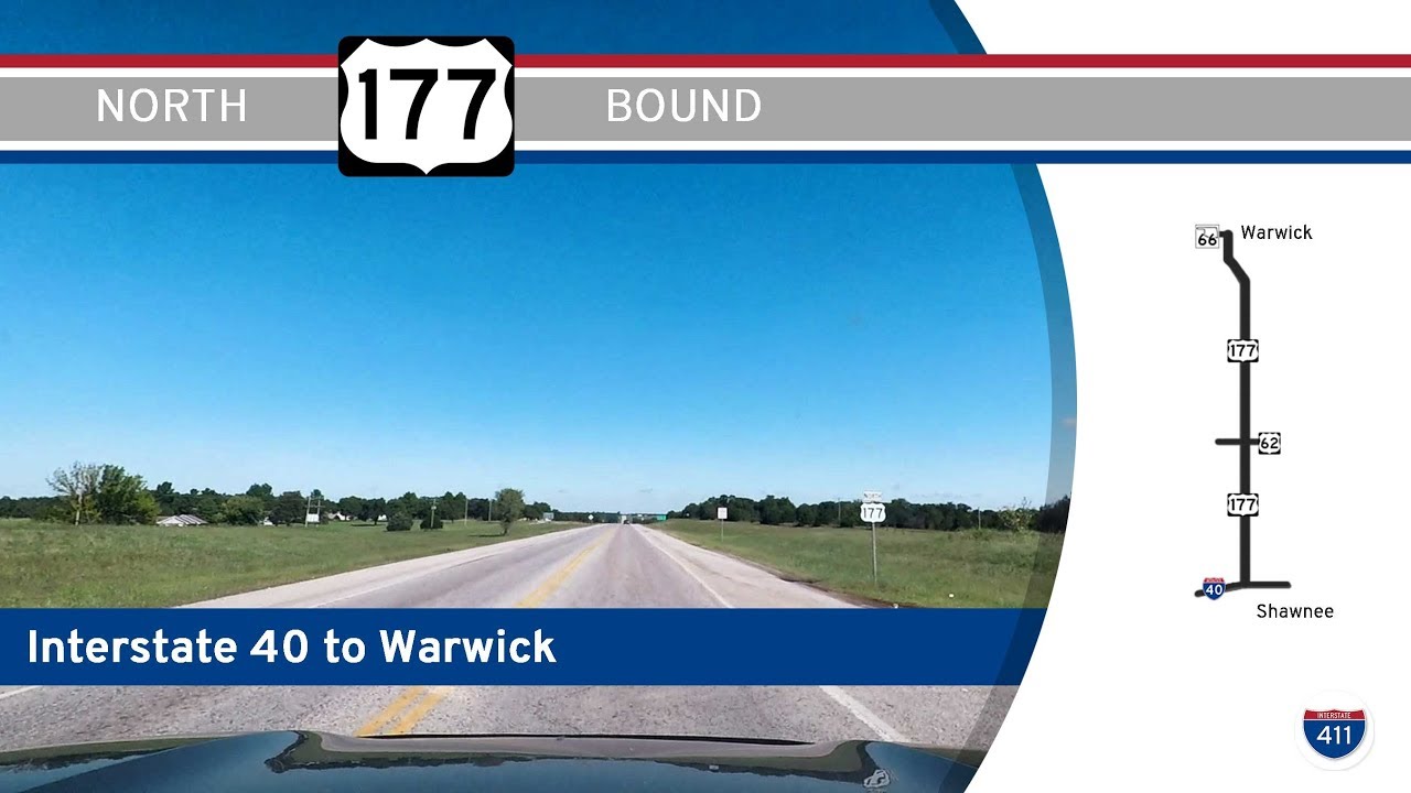 U.S. Route 177: Interstate 40 to Warwick – Oklahoma